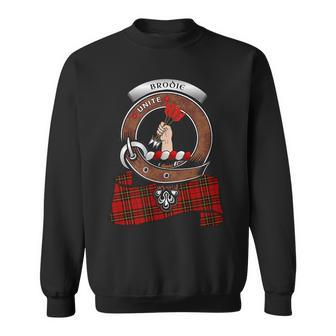 Brodie Scottish Clan Badge & Tartan Sweatshirt | Mazezy