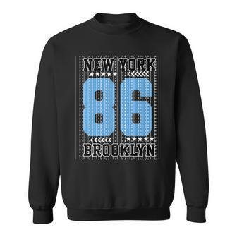 Brooklyn Birthday Born In 1986 36Th 36 Years Old Sweatshirt | Mazezy