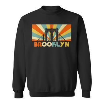 Brooklyn Bridge 70S Retro Vintage Souvenir Sweatshirt | Mazezy