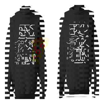 Brooklyn Pizza Neon Sign Sweatshirt | Mazezy