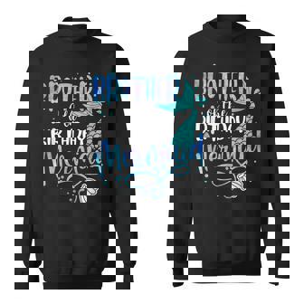 Brother Of The Birthday Mermaid Family Matching Party Squad Sweatshirt | Mazezy