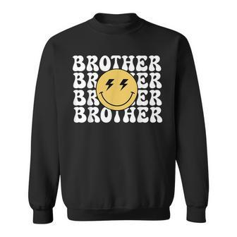 Brother One Happy Dude Birthday Theme Family Matching Sweatshirt - Monsterry