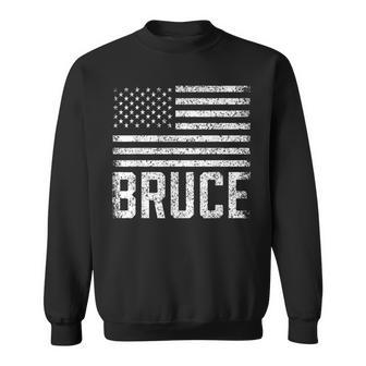 Bruce Birthday Forename Name Personalized Usa Sweatshirt | Mazezy