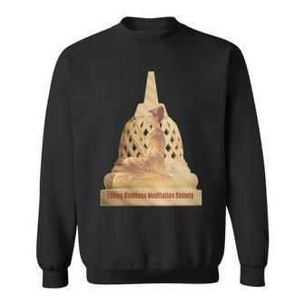 Buddha Borobudur Mindfulness Metta Lovingkindness Meditation Sweatshirt | Mazezy DE