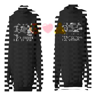 Buddha Love Peace Buddhist Zen Yoga Meditation Dao Mantra Sweatshirt | Mazezy