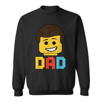 Building Bricks Blocks Dad Master Builder Family Matching Sweatshirt | Mazezy