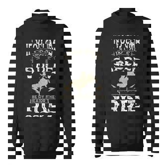 Bull Riding Rodeo Sport Cowboy Bull Rider Sweatshirt - Seseable