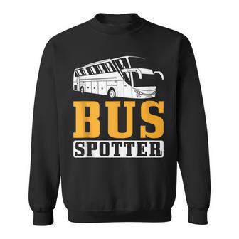 Bus Spotter Bus Spotting Busing Enthusiast Bus Spotter Sweatshirt | Mazezy