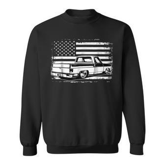 C10 Truck Usa Slammed C10 Nation Sweatshirt - Seseable