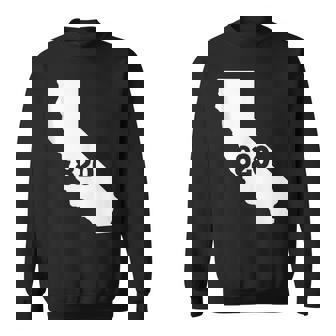 California 820 Area Code Sweatshirt | Mazezy