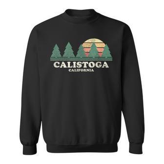 Calistoga Ca Vintage Throwback Retro 70S Sweatshirt | Mazezy