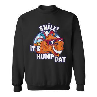 Camel Smile It's Hump Day Hump Day Camel Sunglass Sweatshirt - Monsterry DE