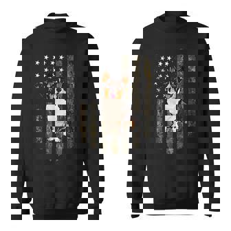 Camo American Flag Cardigan Welsh Corgi 4Th Of July Usa Sweatshirt | Mazezy