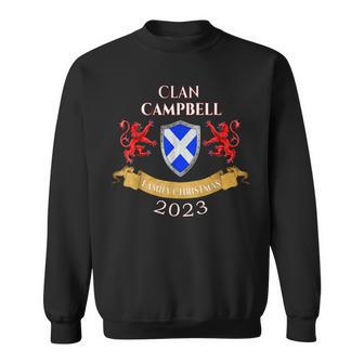 Campbell Family Christmas 2023 Scottish Clan Sweatshirt | Mazezy
