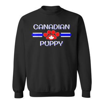 Canadian Puppy Bdsm Fetish Pride Human Pup Play Canada Sweatshirt | Mazezy