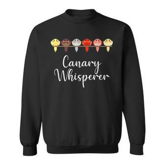 Canary Whisperer Finch Songbird Pet Bird Lover Sweatshirt | Mazezy