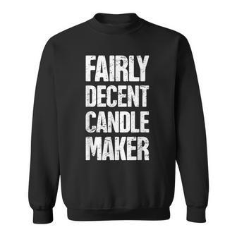 Candle Maker Craft Fair Home Candle Making Sweatshirt | Mazezy