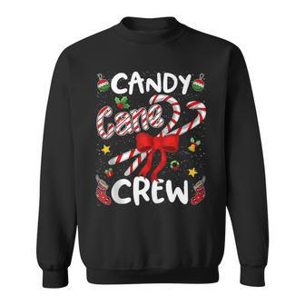 Candy Cane Crew Christmas Sweets Family Matching Costume Sweatshirt - Thegiftio UK