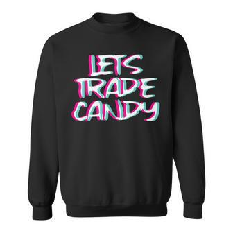 Candy Outfit I Trippy Edm Festival Clothing Acid Techno Rave Sweatshirt | Mazezy