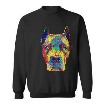 Cane Corso Dog Italian Mastiff Head Sweatshirt | Mazezy