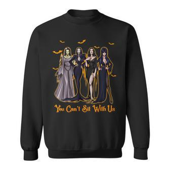 You Can't Sit With Us Ghoul Gang Horror Halloween Bride Sweatshirt | Mazezy
