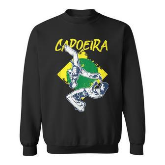 Capoeira Brazilian Flag Fight Capo Ginga Music Martial Arts Sweatshirt | Mazezy