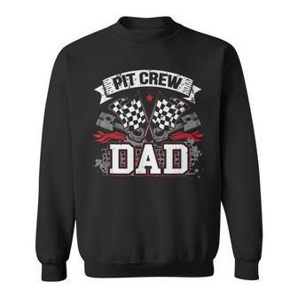 Car Drag Racer Pit Crew Dad Drag Racing Sweatshirt | Mazezy