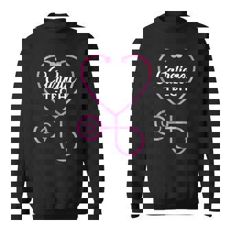 Cardiac Tech Cardiology Cardiovascular Technologist Sweatshirt | Mazezy