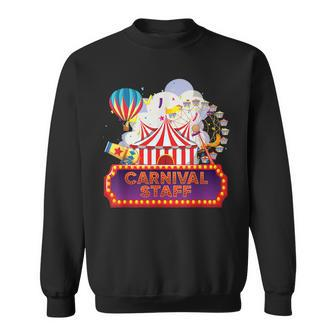 Carnival Staff Circus Event Carnival Birthday Ringmaster Sweatshirt - Thegiftio UK