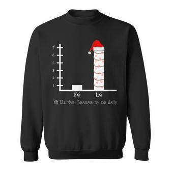 Carol Bar Graph Music Lovers Ugly Christmas Sweater Sweatshirt - Monsterry