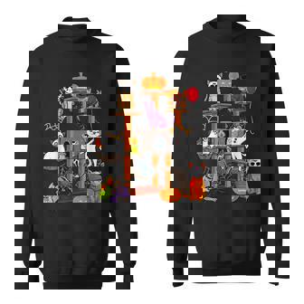 Cat Horror Movies Serial Killer Cat Tree Tower Climbing 2023 Sweatshirt - Thegiftio