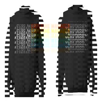 Catering Manager Retro Sweatshirt | Mazezy