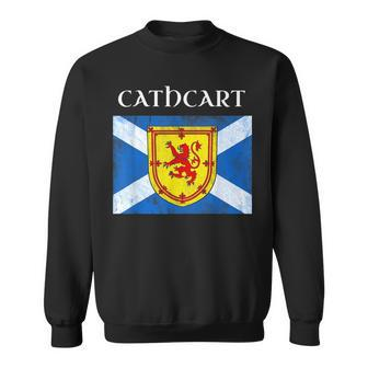 Cathcart Scottish Clan Name T Lion Flag Gifts For Lion Lovers Funny Gifts Sweatshirt | Mazezy