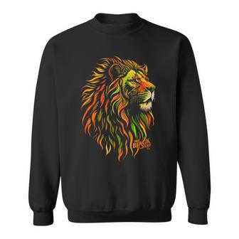 Celebrate Junenth African Lion Face Freedom Day 1865 Sweatshirt | Mazezy