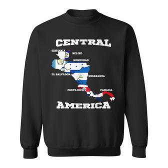 Central American Flags Central America Flags And Names Sweatshirt - Seseable