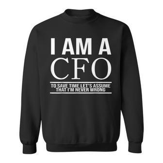 I Am A Cfo Cfo Chief Financial Officer Sweatshirt | Mazezy