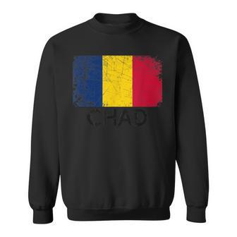 Chadian Flag Vintage Made In Chad Sweatshirt | Mazezy