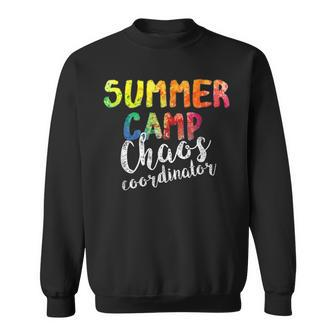 Chaos Coordinator Funny Summer Camp Counselor Summer Funny Gifts Sweatshirt | Mazezy