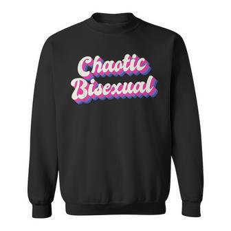 Chaotic Bisexual Bi Lgbt Bisexual Pride Sweatshirt | Mazezy