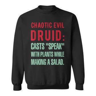 Chaotic Evil Alignment Dd Rpg Funny Gift Sweatshirt | Mazezy