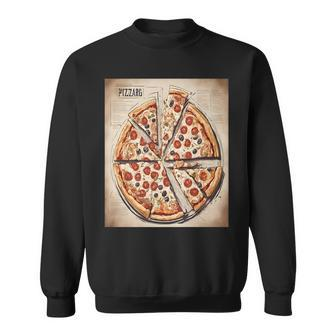 Characteristic New York-Style Pizza Slice Sweatshirt | Mazezy