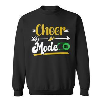 Cheer Mode On Cheerleading Cheerleader Sweatshirt | Mazezy