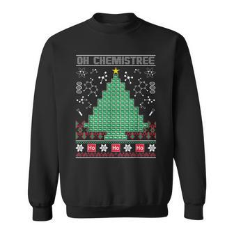 Chemist Element Oh Chemistree Ugly Christmas Sweater Sweatshirt | Mazezy