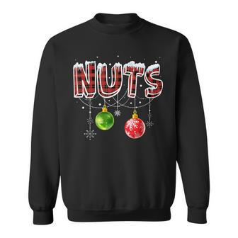 Chest Nuts Christmas Matching Couples Outfit Chestnuts Sweatshirt | Mazezy