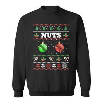 Chest Nuts Christmas Ugly Matching Couple Chestnuts Sweatshirt | Mazezy