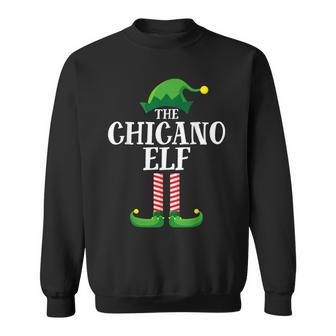 Chicano Elf Matching Family Group Christmas Party Sweatshirt - Monsterry