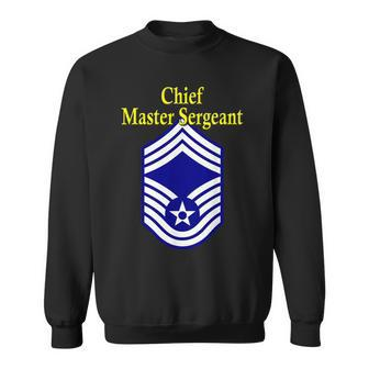 Chief Master Sergeant Air Force Rank Insignia Sweatshirt | Mazezy DE