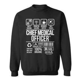 Chief Medical Officer Job Profession Dw Sweatshirt | Mazezy