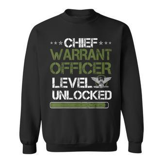 Chief Warrant Officer Leverl Unlocked Us Army Cwo Sweatshirt | Mazezy