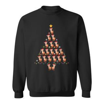 Chihuahua Dog Christmas Tree Ugly Christmas Sweater Sweatshirt - Monsterry AU